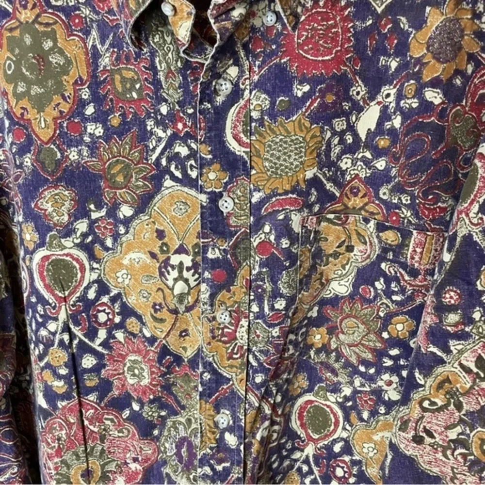 Old School Clothing Company Vintage Purple Yellow Long Sleeve Men’s Size XL‎ - Picture 4 of 6